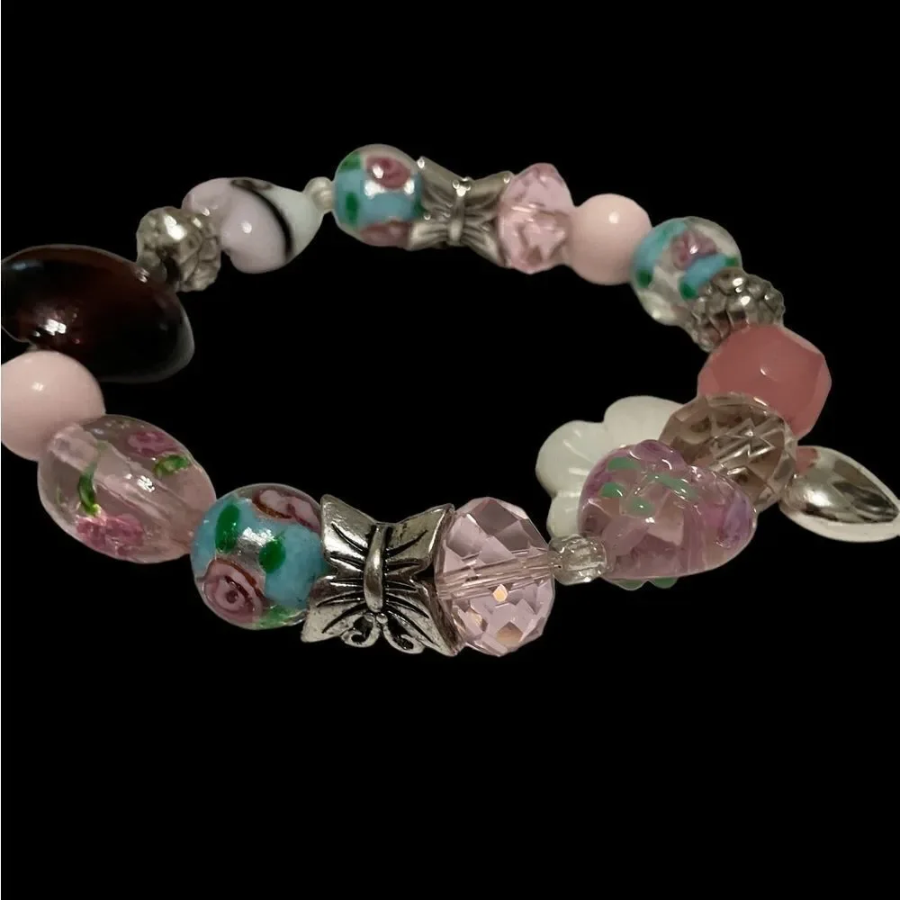 Venetian Glass Bracelet on hold for June 30 Jackie-Cameron